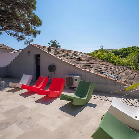 فيلة Bernadette - Climatisee Pour 10 Personnes Avec Piscine A Hyeres-la Capte